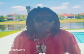 Vybz Kartel delivering his statement on social media
