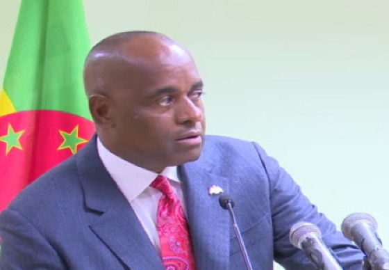 Prime Minister Roosevelt Skerrit speaking at the news conference on Wednesday (CMC Photo)
