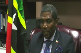 Prime Minister Dr. Terrance Drew during interview on SKN Newsline (CMC Photo)