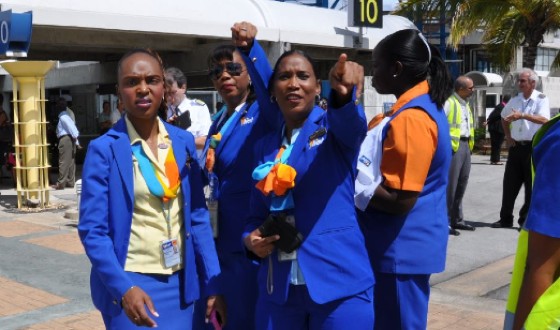 LIAT employees (File Photo)