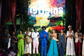 Designers at ORIGINS Fashion Festival in Guyana in 2025.