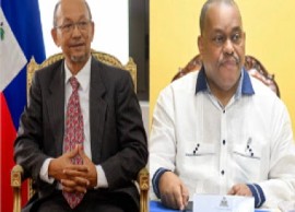 President of the Transitional Presidential Council (TPC), Leslie Voltaire, and Prime Minister Garry Conille (File Photo)