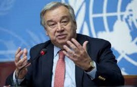 UN Secretary General, Antonio Guterres