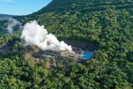 UK supported geothermal well construction and testing (Photo Dominica Geothermal Development Company Ltd )