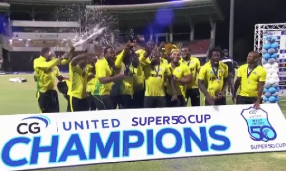 The Jamaica Scorpions won the CG United Super50 in 2022