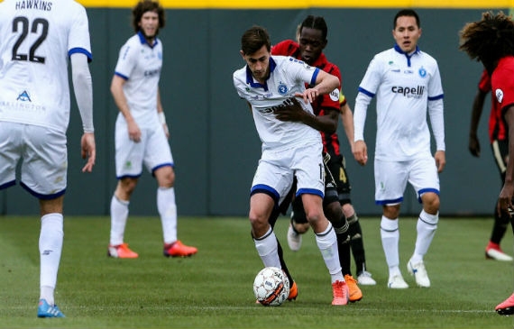 Barone made his professional debut with the club in 2017
