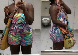 Photographs show outfit Dr. Rowe was wearing when AA refused to allow her on board.