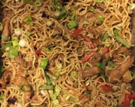 “Chicken chow mien” 