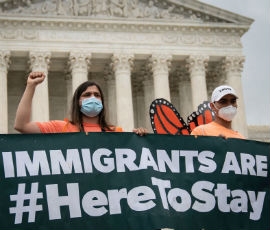 DACA supporters celebrate victory at the highest court.