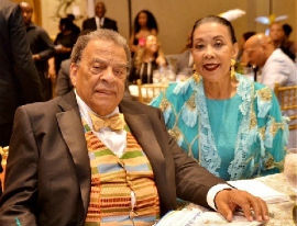 Ambassador Young was honored during the sold-out event at the Four Seasons Hotel Atlanta.