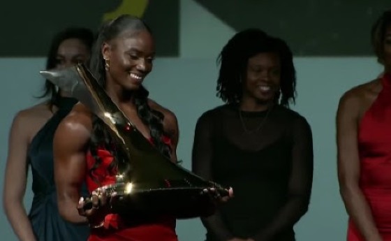 Julien Alfred was named Senior Female Sports Personality of 2024