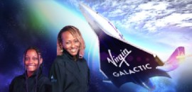 Mother-daughter astronaut duo of Keisha Schahaff and Anastasia Mayers