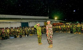Kenyan security force prepare to leave Haiti