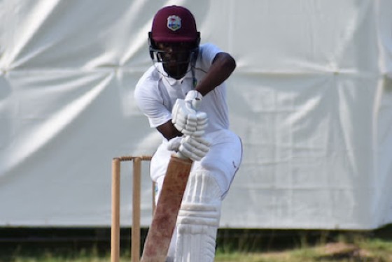 Kevin Wickham scored the first century of the 2026 West Indies Championship.