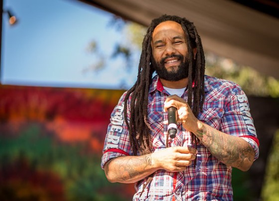 Hi-5 5K Reggae Run/Walk Race Ambassador Reggae artiste Ky-Mani Marley. (Photo by Derrick Scott)