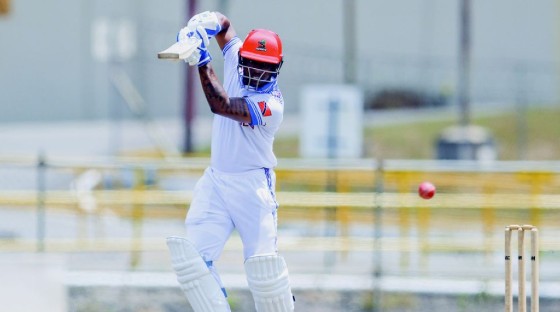 Evin Lewis scored an unbeaten century for the Trinidad and Tobago Red Force.