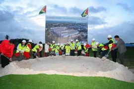 The sod has been turned for the new West Demerara Hospital in Region Three.