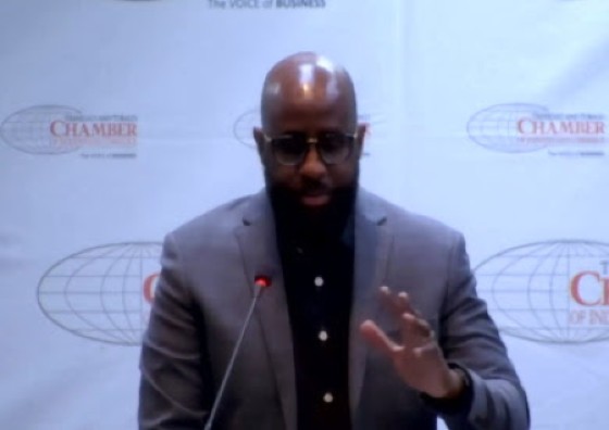 Sherwin Long, speaking at the “TEITI: Insights for Decision Making” (CMC Photo)