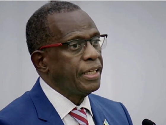 St. Lucia Prime Minister and OECS chairman, addressing the seventh OECS Assembly in St. Vincent (CMC Photo)