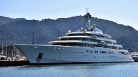 Eclipse, a private luxury yacht owned by Russian billionaire Roman Abramovich. ( Anadolu Agency | Getty Images)