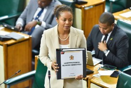 Minister of Legal and Constitutional Affairs Marlene Malahoo Forte.