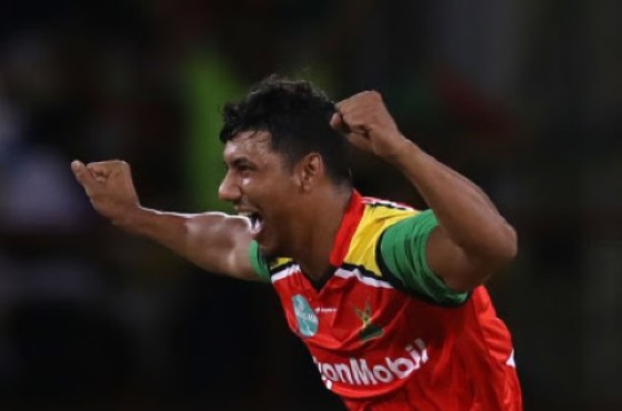 Gudakesh Motie grabbed five wickets against the Barbados Royals