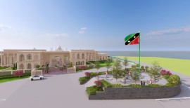 An artist impression of the Symbol of Love Museum and Monuments at Fort Thomas.