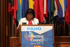 PAHO Director Dr. Carissa F. Etienne