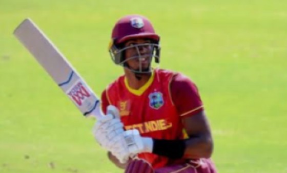 Barbadian cricketer Shaqkere Parris