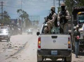 Haitian law enforcement officials on patrol (File PHoto)