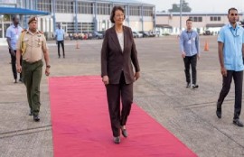 President Jennifer Greelings-Simons leaving Suriname on Sunday to attend the CARICM summit in St. Kitts an Nevis