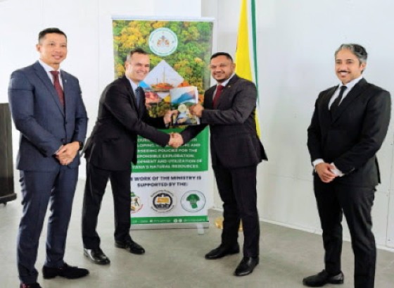 Guyana Tuesday signed a Production Sharing Agreement for the shallow-water Block S4 offshore Guyana with international oil and gas companies.