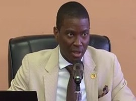 Prime Minister Dickon Mitchell, speaking at a news conference on Tuesday (CMC Photo)