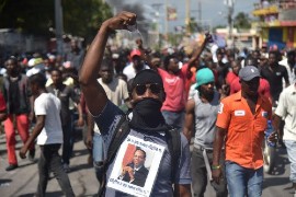 Protest in Haiti