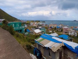 Reconstruction taking place on Union Island (CMC Photo)