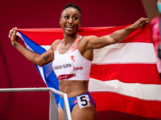 Puerto Rico’s Jasmine Camacho-Quinn captured bronze in the women’s 100-metre hurdles at the Paris Olympics.