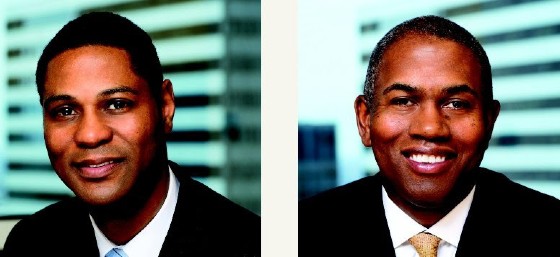 Channing Capital co-founders Rodney B. Herenton and Wendell E. Mackey