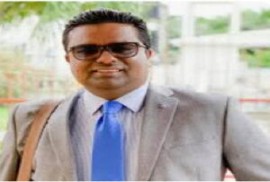 Sase Gunraj, heading the CARICOM Election Observer Mission to ST. Vincent and the Grenadines.