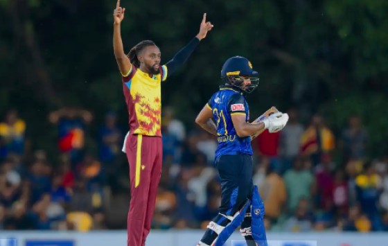 Shamar Springer bowled West Indies to victory over Afghanistan with a hat-trick