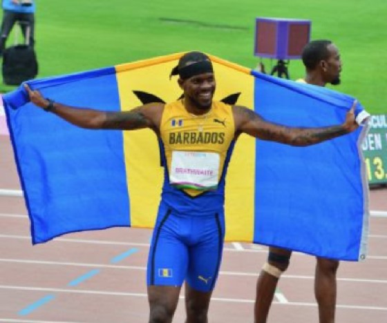Sprint hurdler Shane Brathwaite. (Photo courtesy of the Barbados Olympic Association)