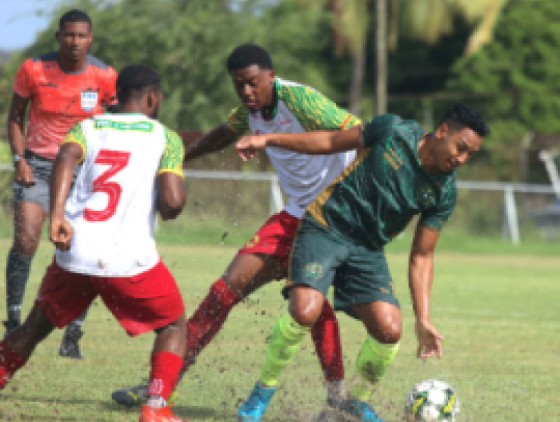 Matthew Woo Ling (Right) is set to represent Montego Bay United in the Jamaica Premier League this season.