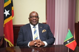 Prime Minister of St. Kitts and Nevis, Dr. the Hon. Timothy Harris, who is the outgoing Chair of the ECCB Monetary Council.