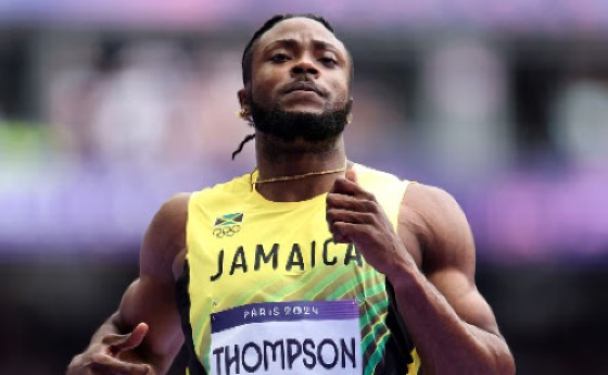 Kishane Thompson anchored the Jamaican 4×100 metres relay team to fourth.