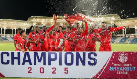 The Trinidad and Tobago Legions were crowned champions of the inaugural West Indies Breakout League. (Photo courtesy CWI Media)