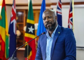 Grenada’s Tourism Minister, Adrian Thomas, who chaired the meeting