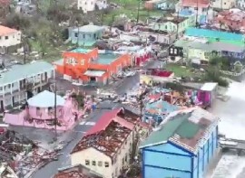 Damage caused by Hurricane Beryl as it passed through the Windward Islands earlier this week.