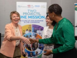 Dr Natalie Wright, Head of UK Overseas Territories Programme and CARA project lead at UKHSA