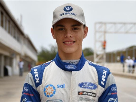 Bajan F2 driver Zane Maloney. (Photo courtesy of Visit Barbados)